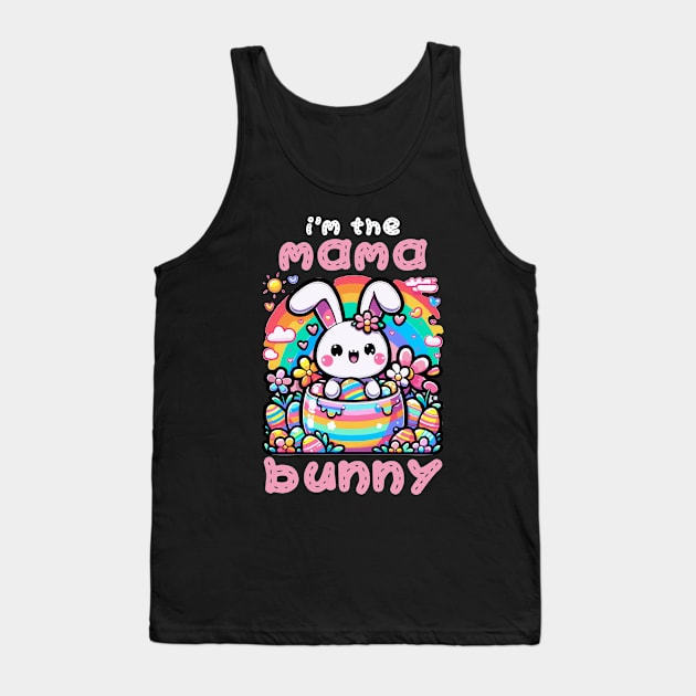 I'm The Mama Bunny I Easter Bunny Egg Hunting Tank Top by biNutz